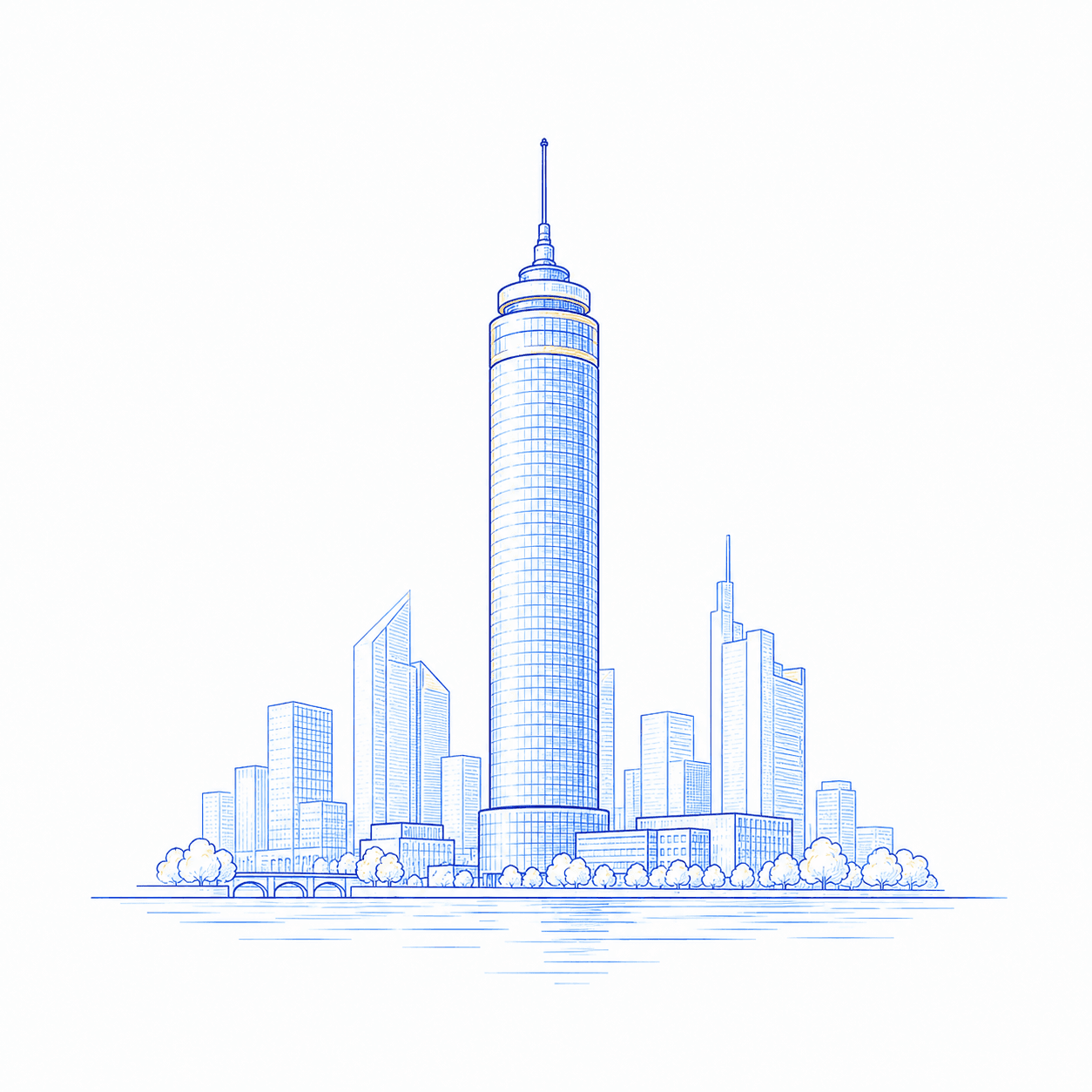 فرانكفورت training destination illustration