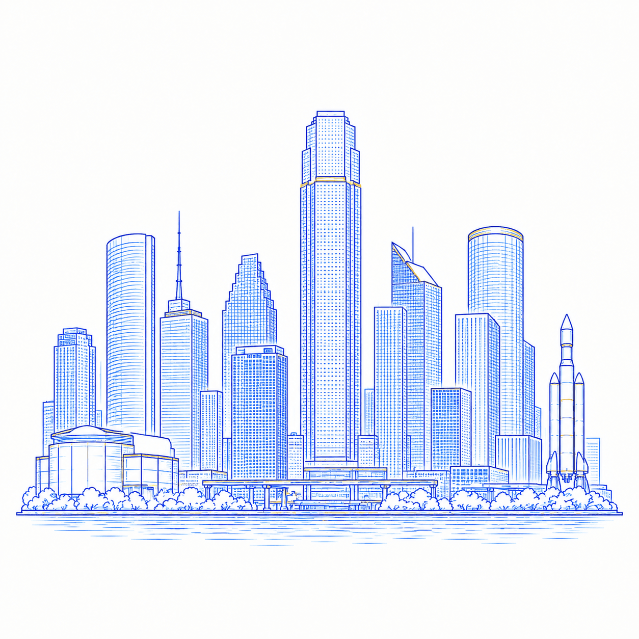 هيوستن training destination illustration