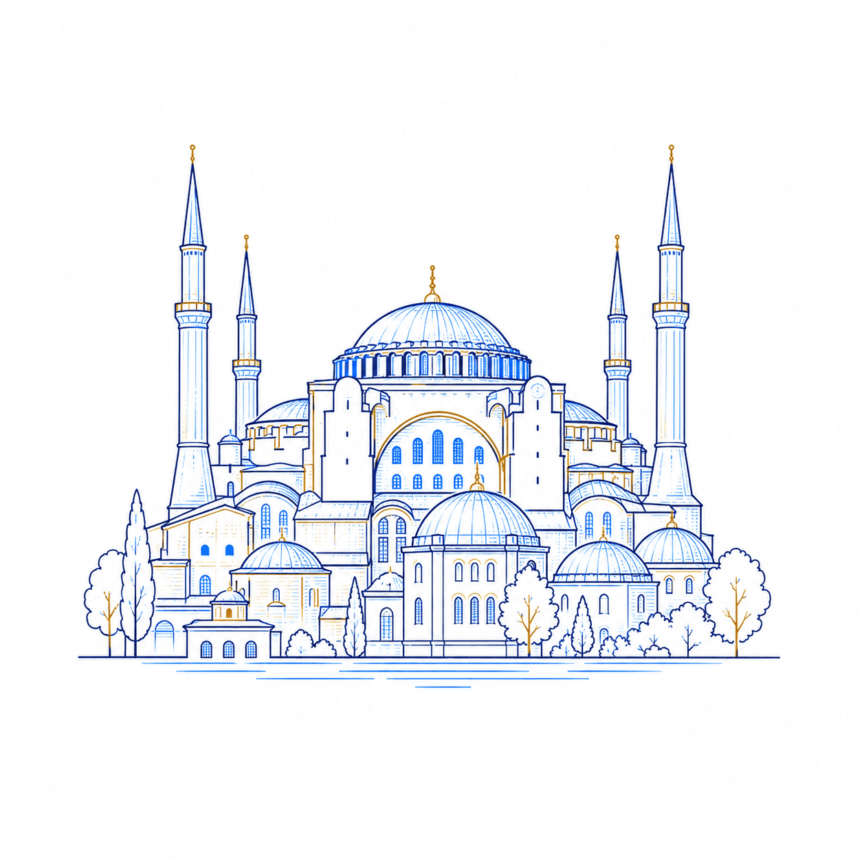 إسطنبول training destination illustration