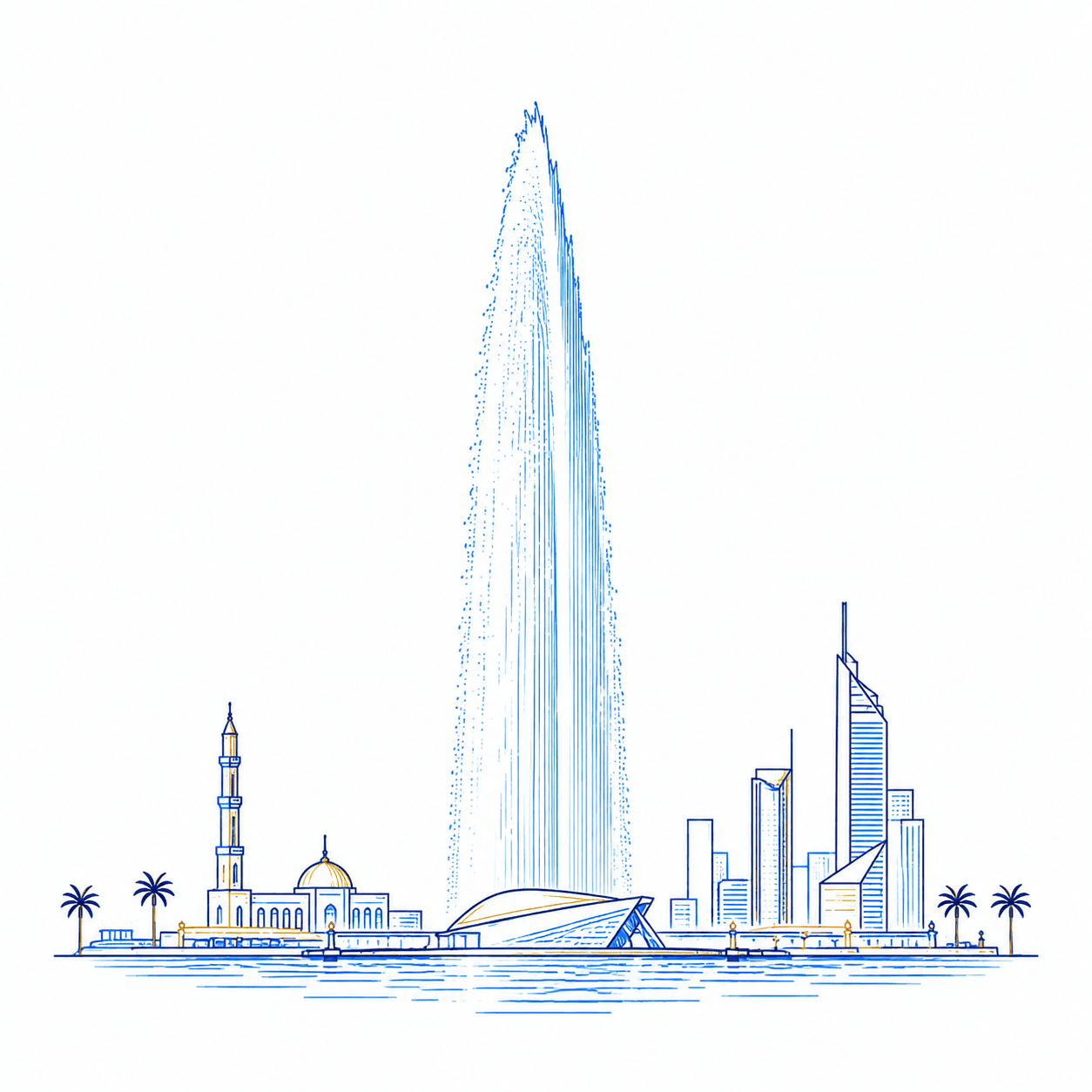 جدة training destination illustration