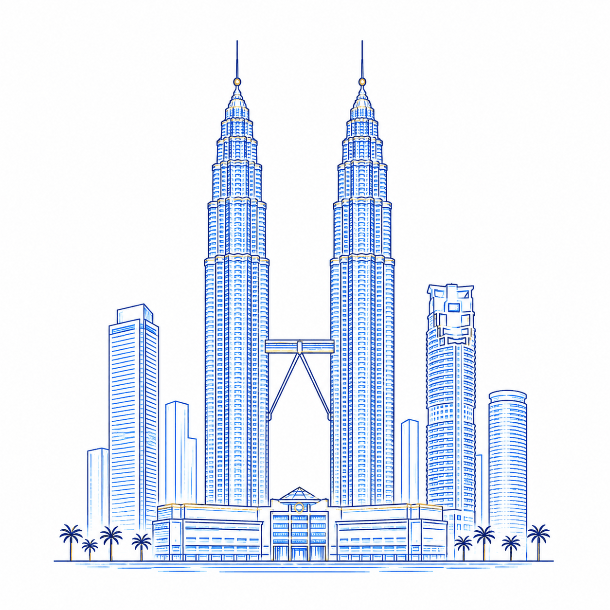 كوالالمبور training destination illustration