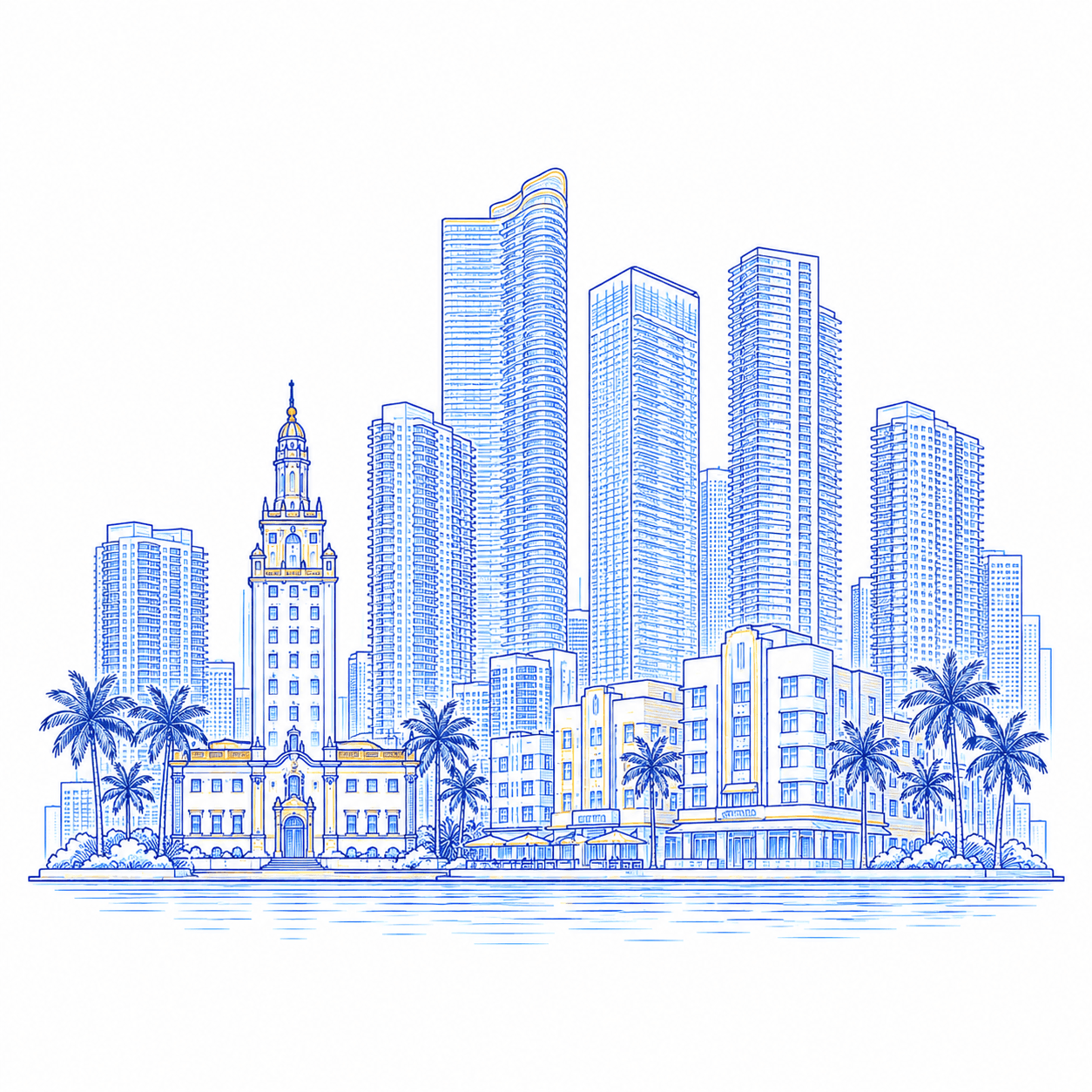 Miami training destination icon