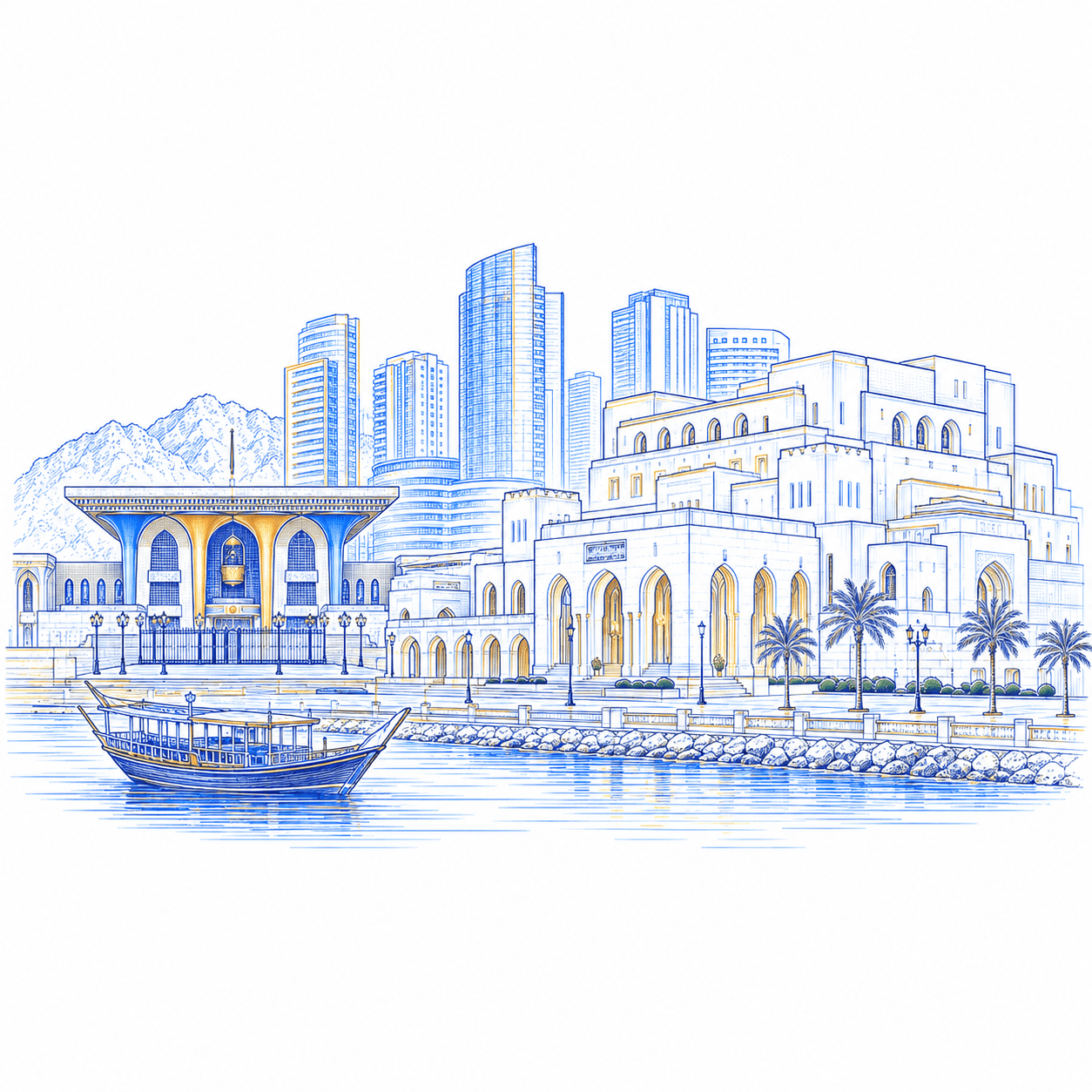 Muscat training destination icon