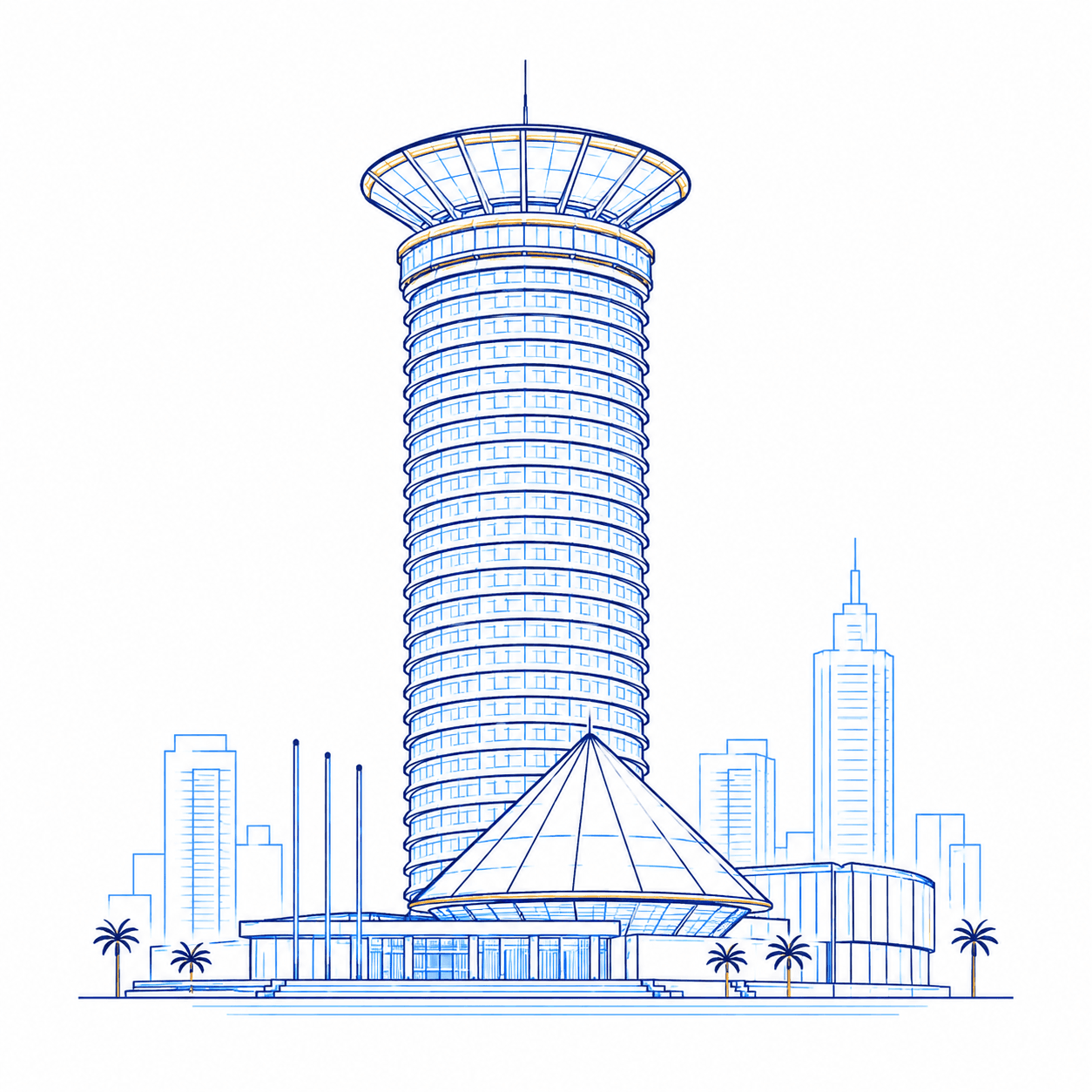 نيروبي training destination illustration